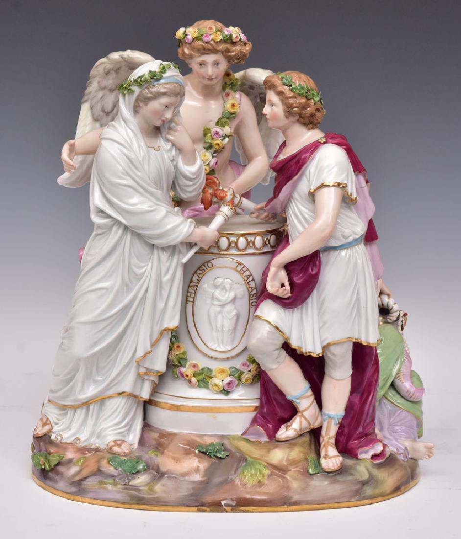 Meissen Porcelain Figural Group (1 of 3)