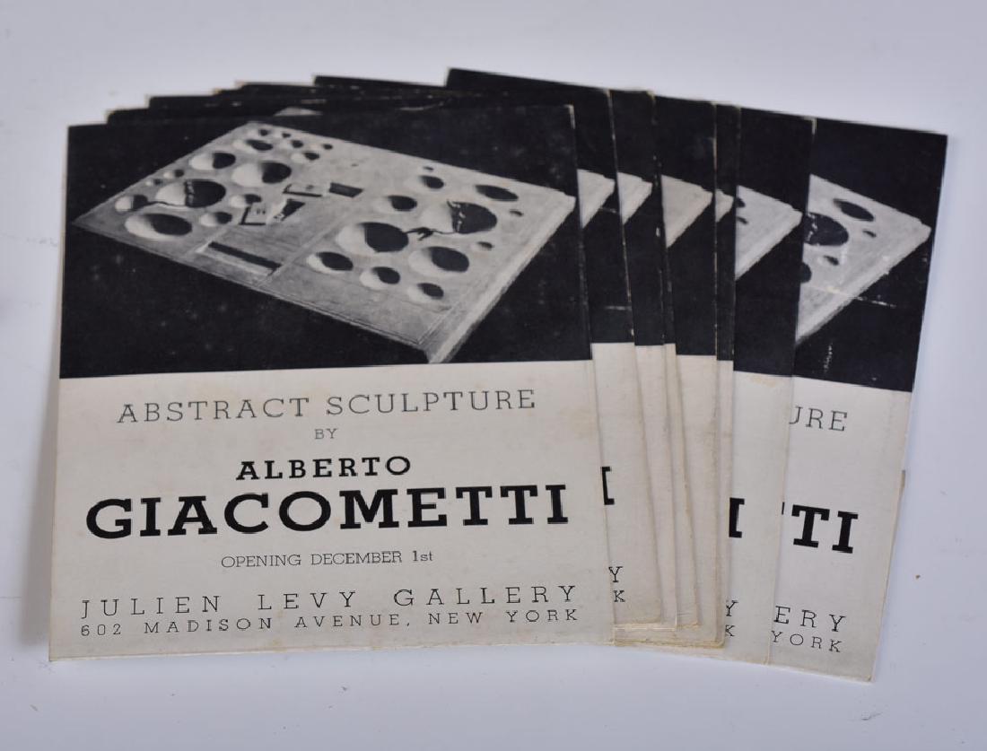 Alberto Giacometti Exhibition Catalogues (8) (1 of 2)