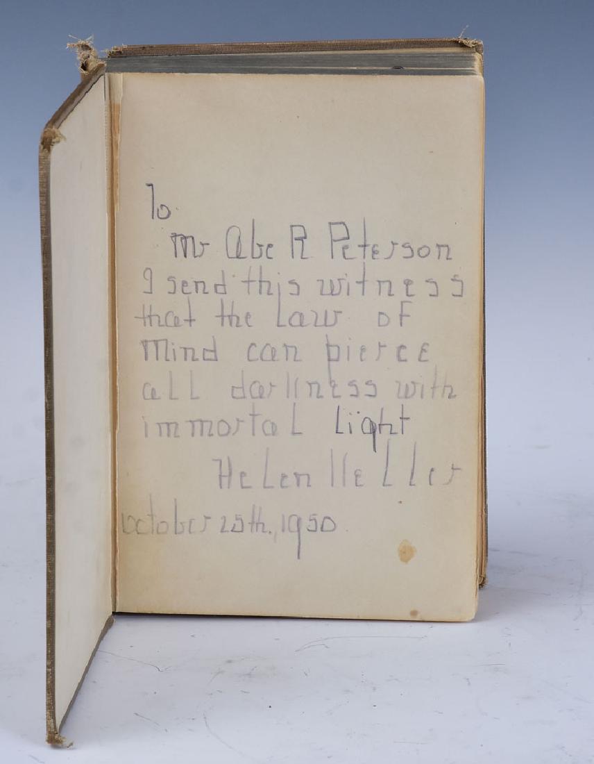 Helen Keller Signed Book (1 of 2)