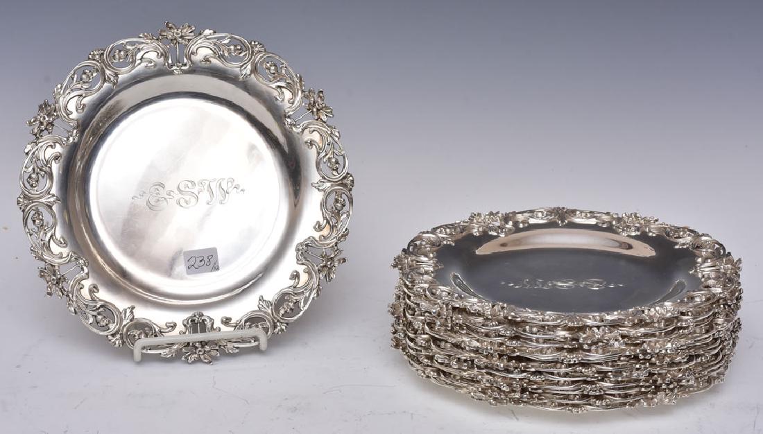Sterling Silver Dessert Plates (1 of 5)