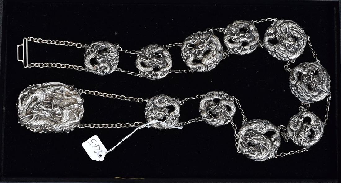 Japanese Sterling Silver Belt (1 of 1)