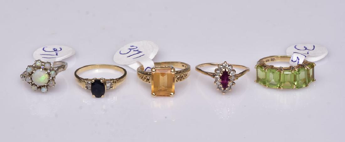 Five 14k Gold Rings (1 of 1)
