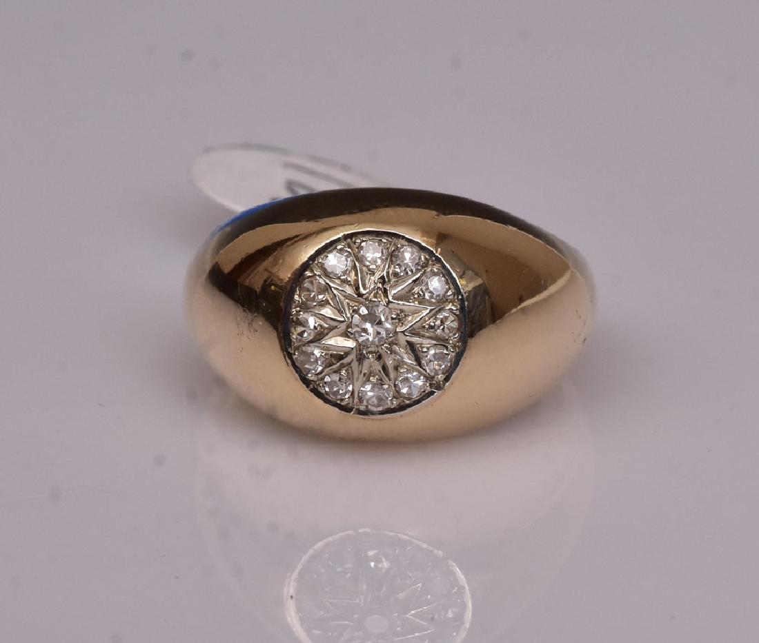 14k Gold Diamond Ring (1 of 1)