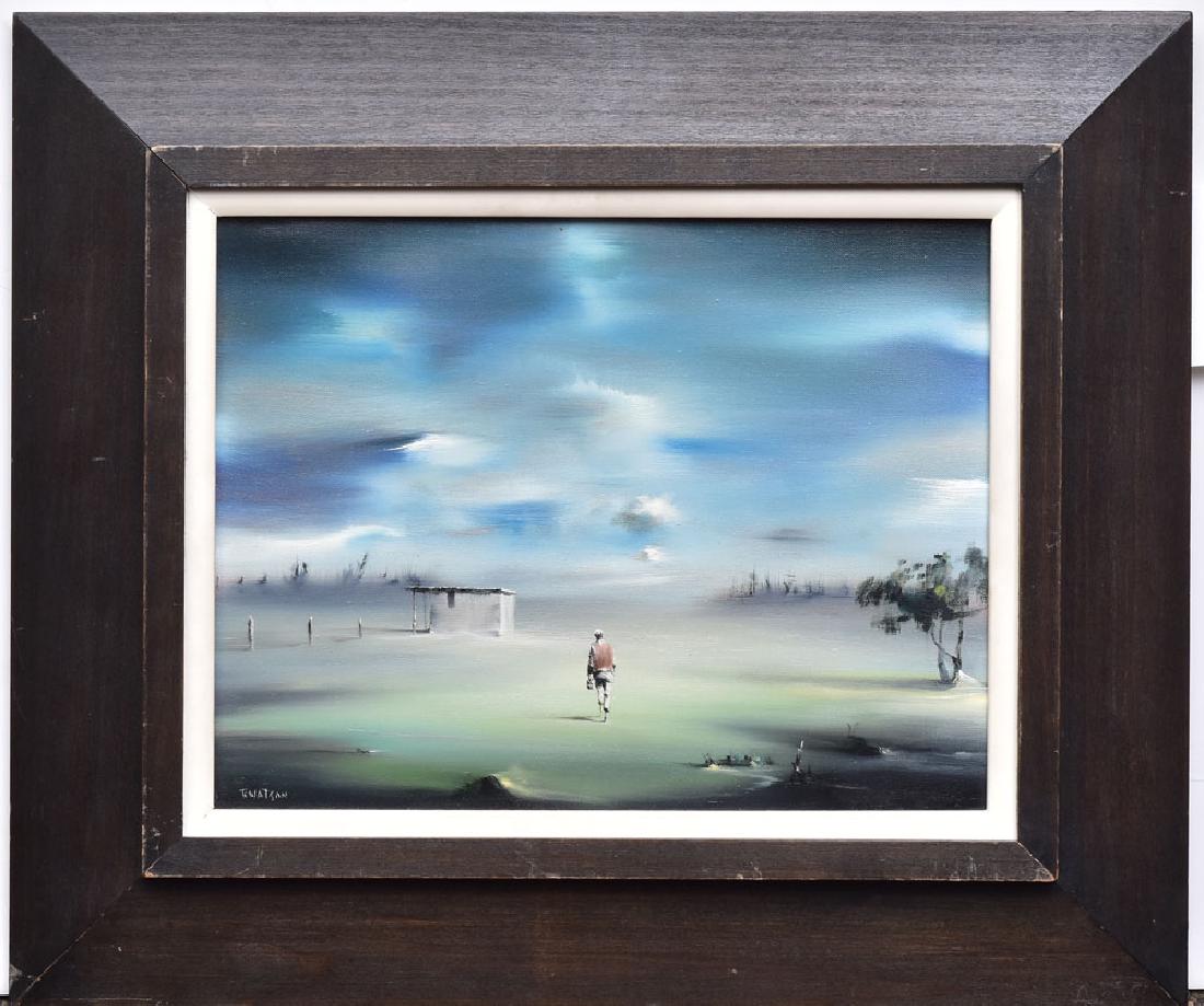 Robert Watson: Shanty 10" x 13" oil on canvas signed lower left