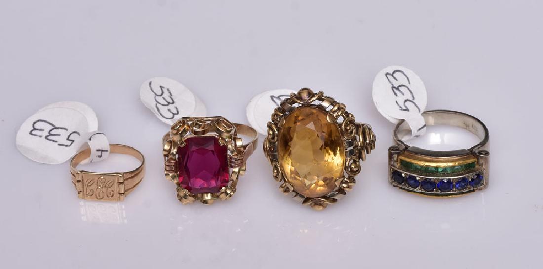 Four 14k Gold Rings (1 of 1)
