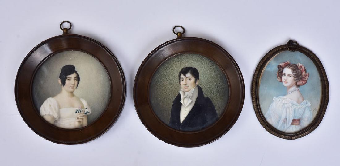 Three Victorian Portrait Miniatures (1 of 2)