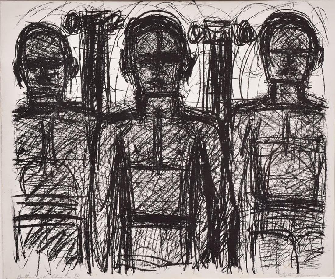 Lester Johnson Lithograph (1 of 2)