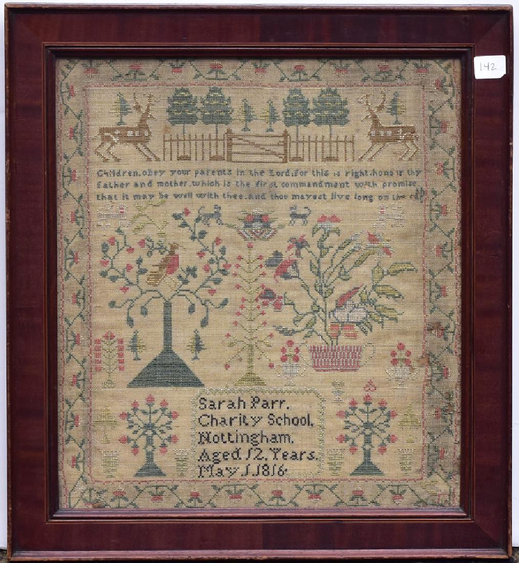 English Needlepoint Sampler (1 of 1)