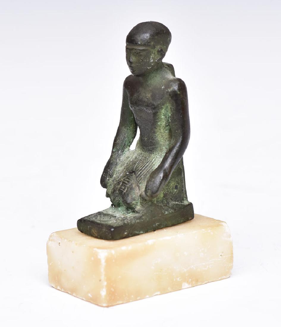 Egyptian Bronze Figure Of An Offerer (1 of 12)