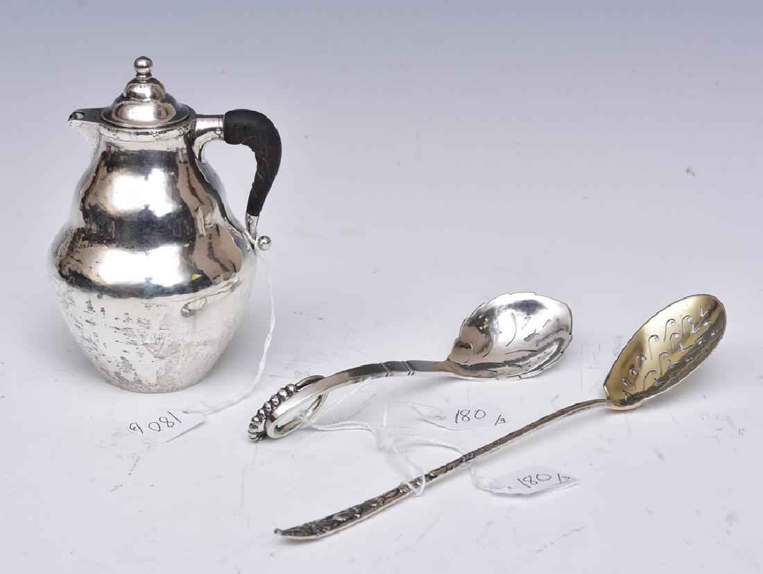Georg Jensen Sterling Silver Pitcher and Spoon (1 of 3)