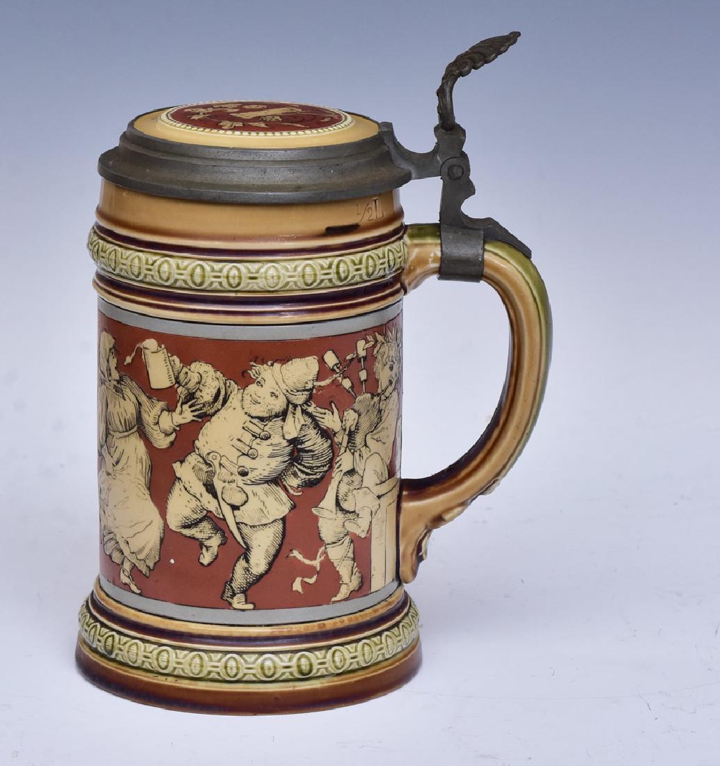 Mettlach German Beer Stein