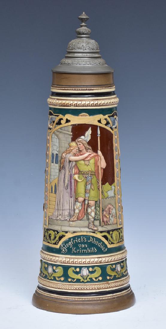 German Four Liter Beer Stein (1 of 2)