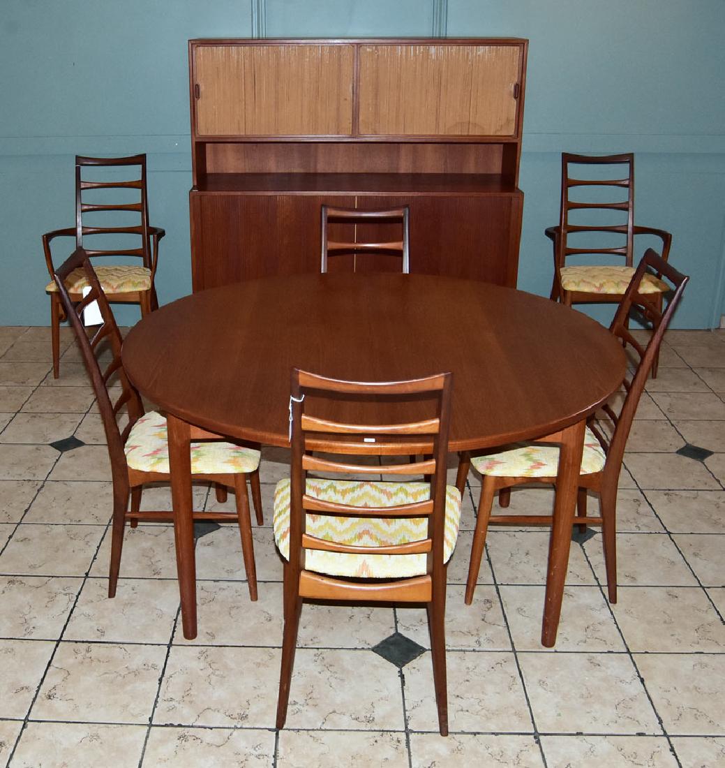 Erik Wortz Danish Modern Dining Set (1 of 8)