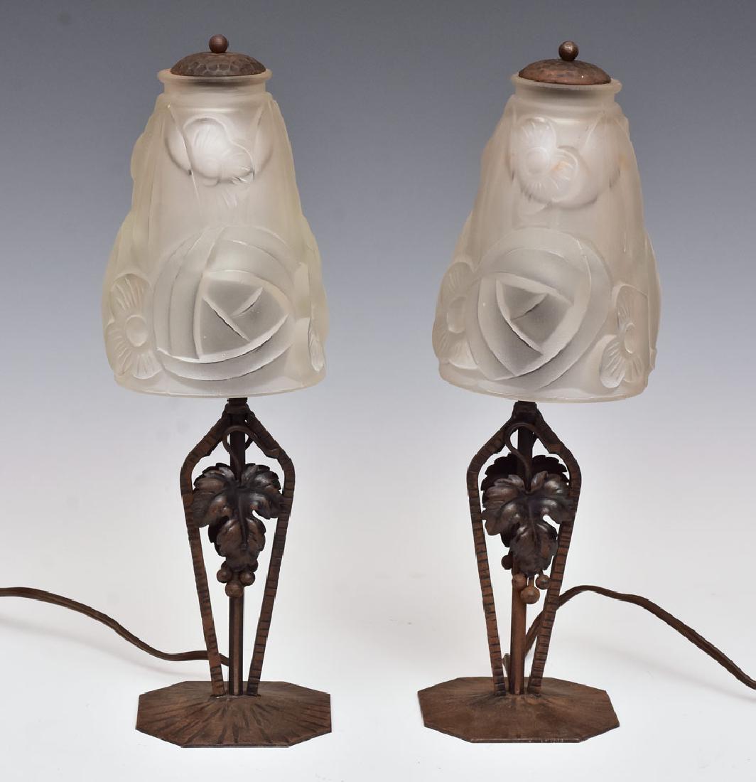 French Art Deco Boudoir Lamps (1 of 2)