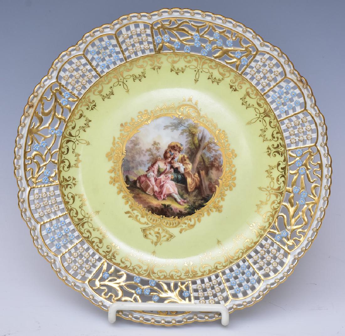 Meissen Painted Cabinet Plate (1 of 4)