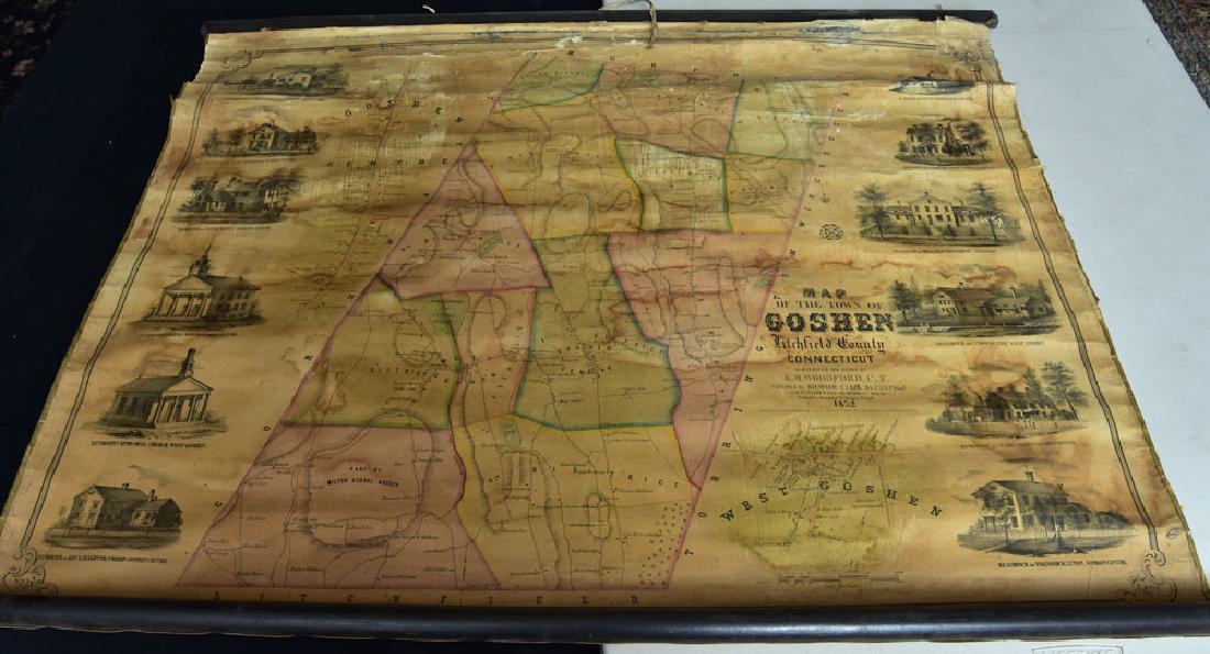 Two Maps of Connecticut Towns (1 of 2)