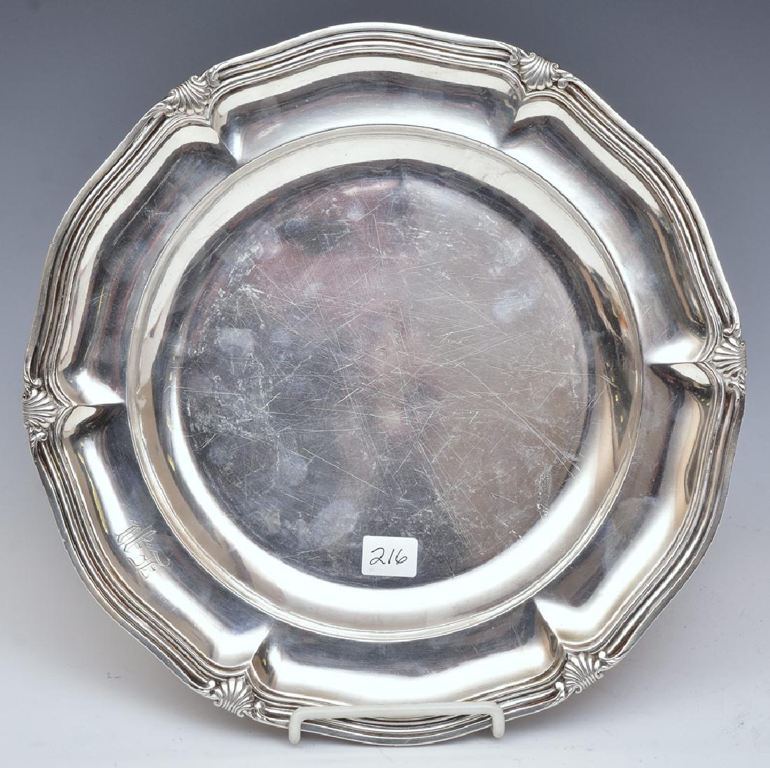 French  Silver Platter (1 of 2)