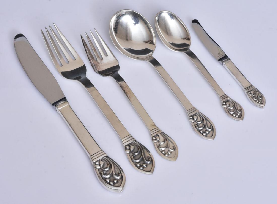 Danish Sterling Silver Partial Set of Flatware (1 of 3)