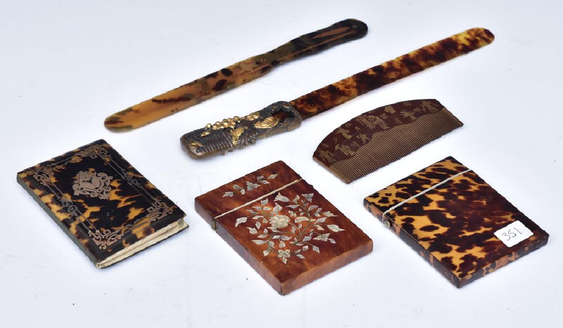 Two Tortoise Shell Card Cases (1 of 1)