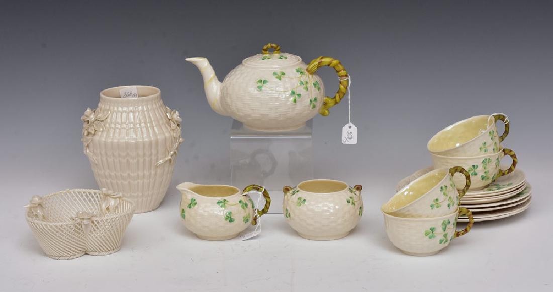 Belleek Porcelain Tea Set