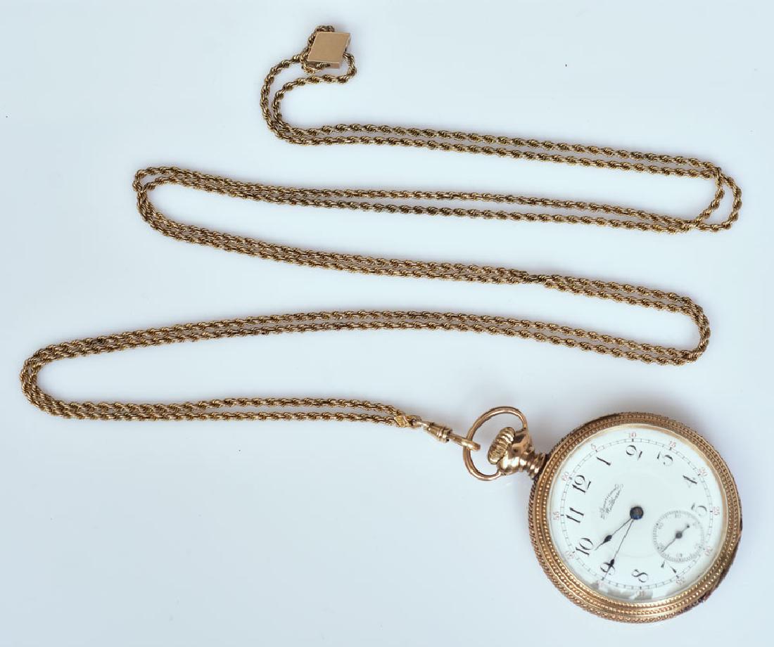 American Waltham 14k Gold Pocket Watch (1 of 3)