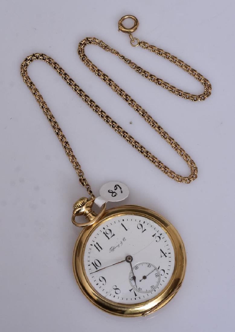 Tiffany & Co. 18k Gold Pocket Watch (1 of 1)