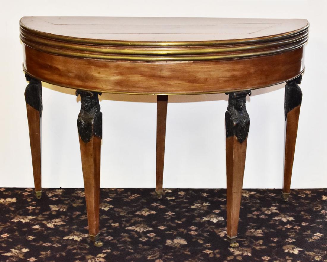 French Egyptian Revival Game Table (1 of 2)