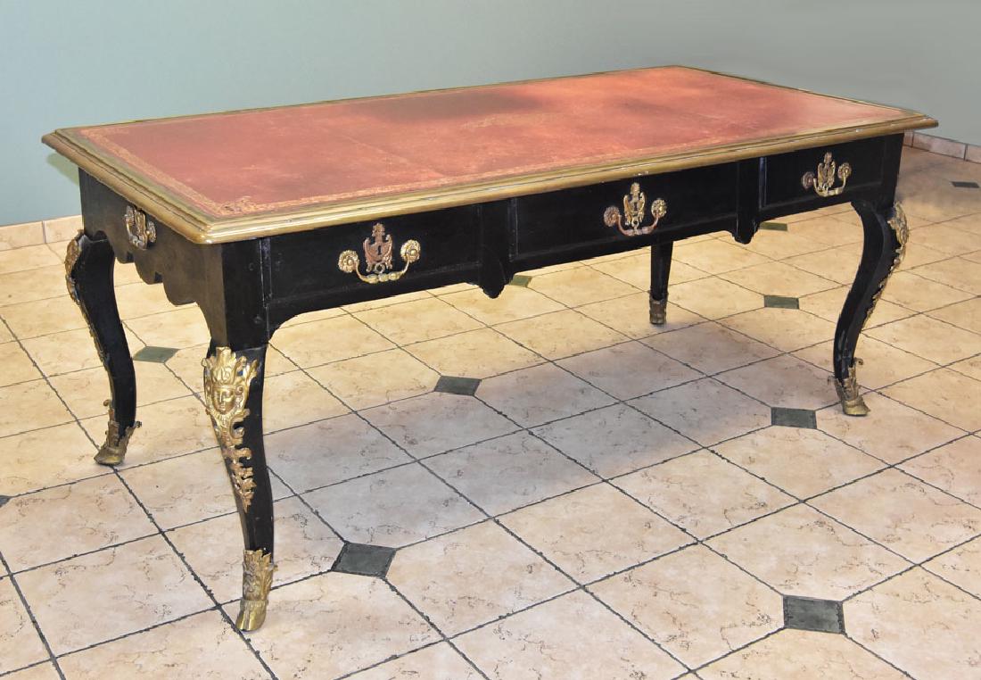 French Louis XV Style Bureau Plat (1 of 6)