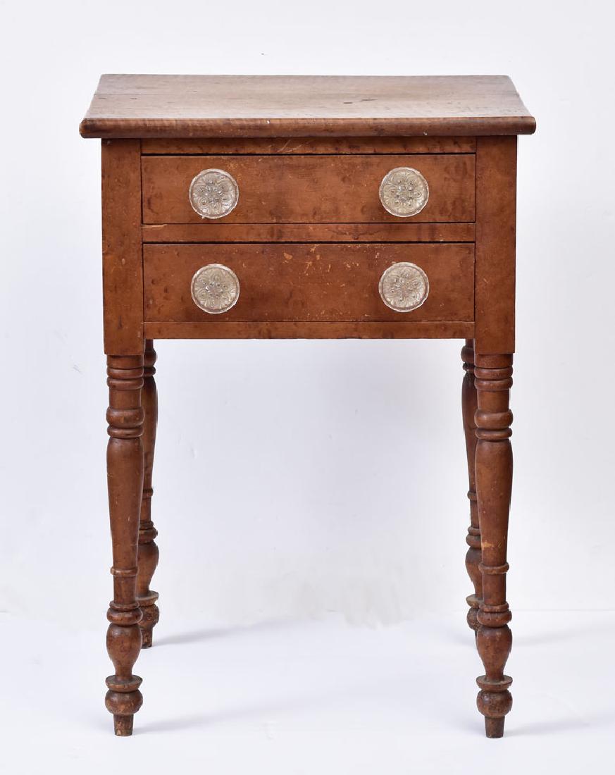 Sheraton Figured Maple Stand (1 of 3)