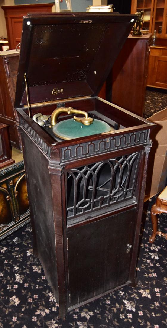 Edison Floor Model Phonograph (1 of 2)