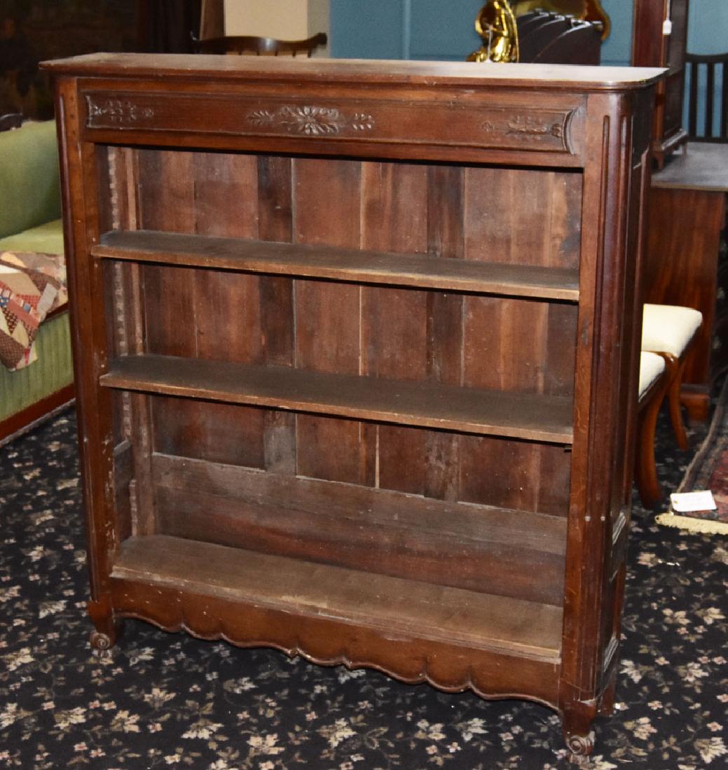 French Provincial Oak Bookcase (1 of 1)