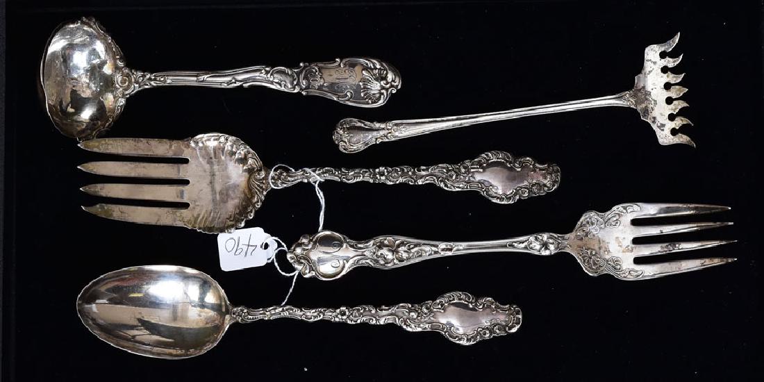 Five Sterling Silver Serving Pieces (1 of 1)