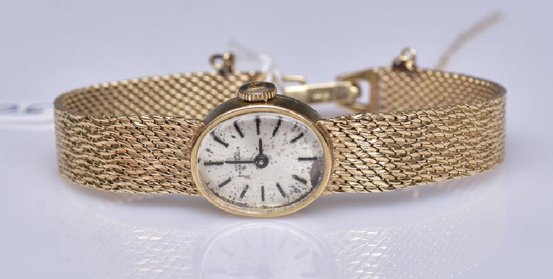 14k Gold Girard Ladies Wrist Watch (1 of 2)