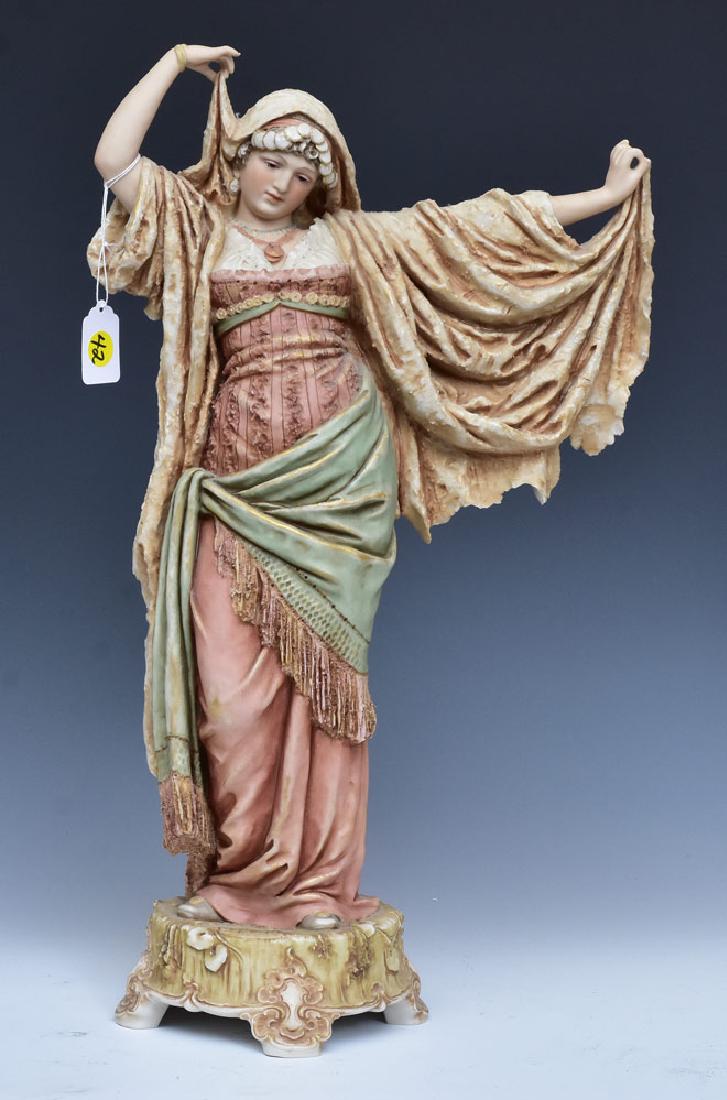 Royal Dux Porcelain Statue (1 of 3)