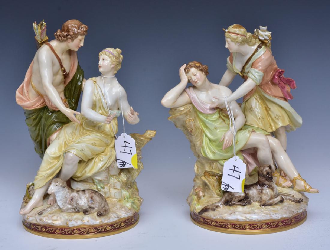 Pair of KPM Porcelain Figures (1 of 3)