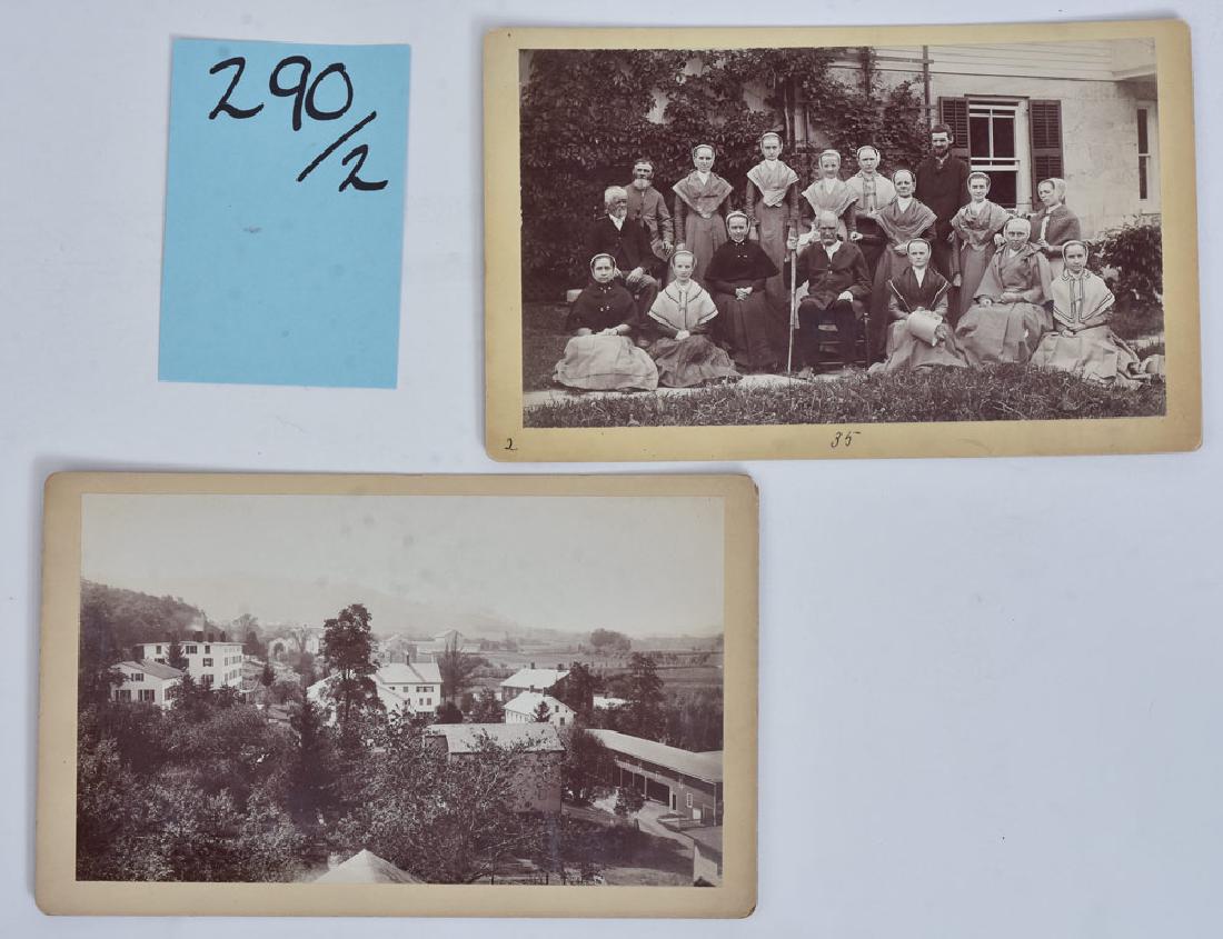 Two North Family Shaker Cabinet Cards (1 of 5)