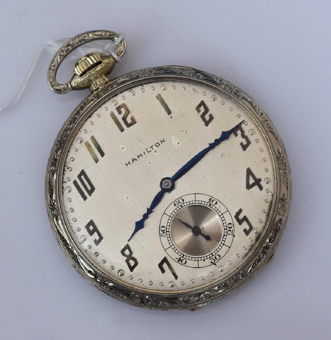 18k Gold Hamilton Pocket Watch (1 of 6)