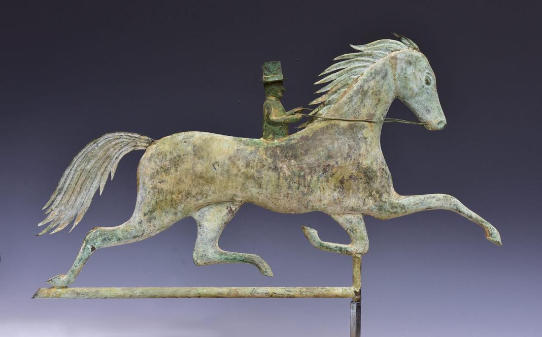 Victorian Horse and Rider Weathervane (1 of 4)