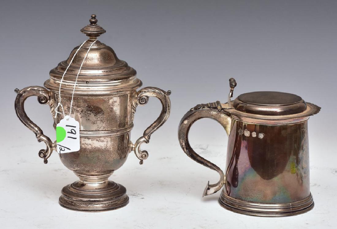 Sterling Silver Tankard and Loving Cup (1 of 2)