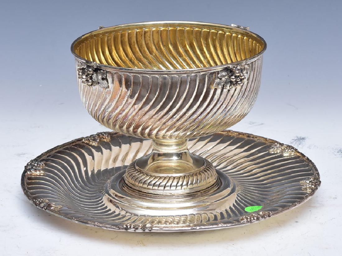 Versace Silver Center Piece and Under Tray (1 of 3)