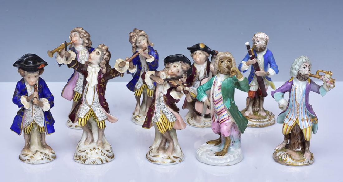 German Porcelain Monkey Band (1 of 8)