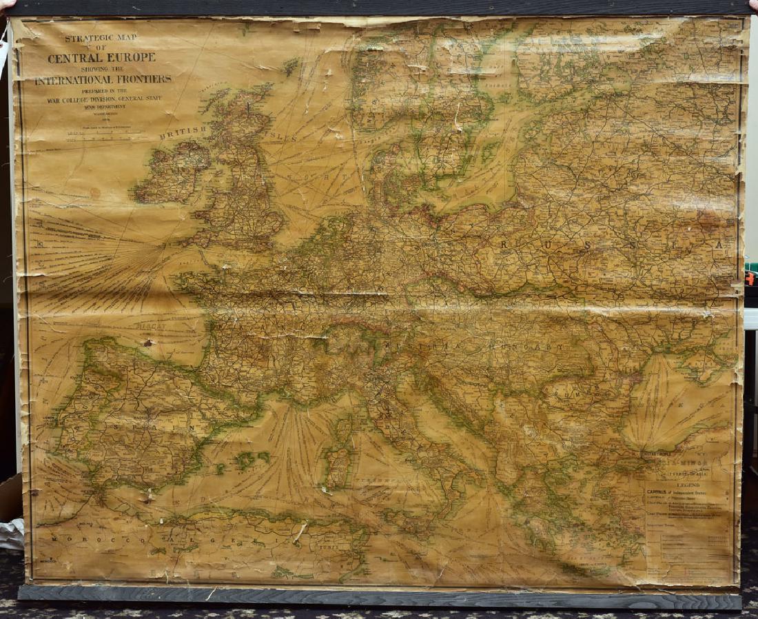 World War I Strategic War Map (1 of 3)