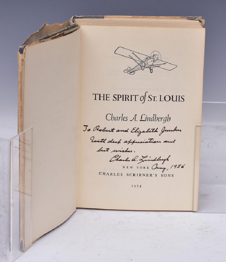 Charles Lindbergh Signed Book (1 of 2)