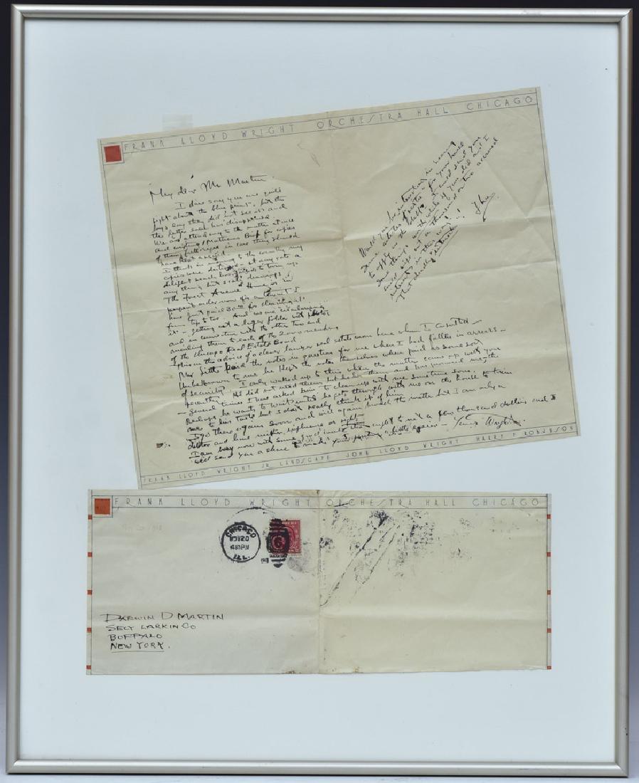 Frank Lloyd Wright Handwritten Letter (1 of 5)