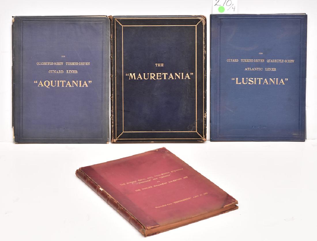 Four Engineering Books for Cunard Luxury Liners (1 of 2)