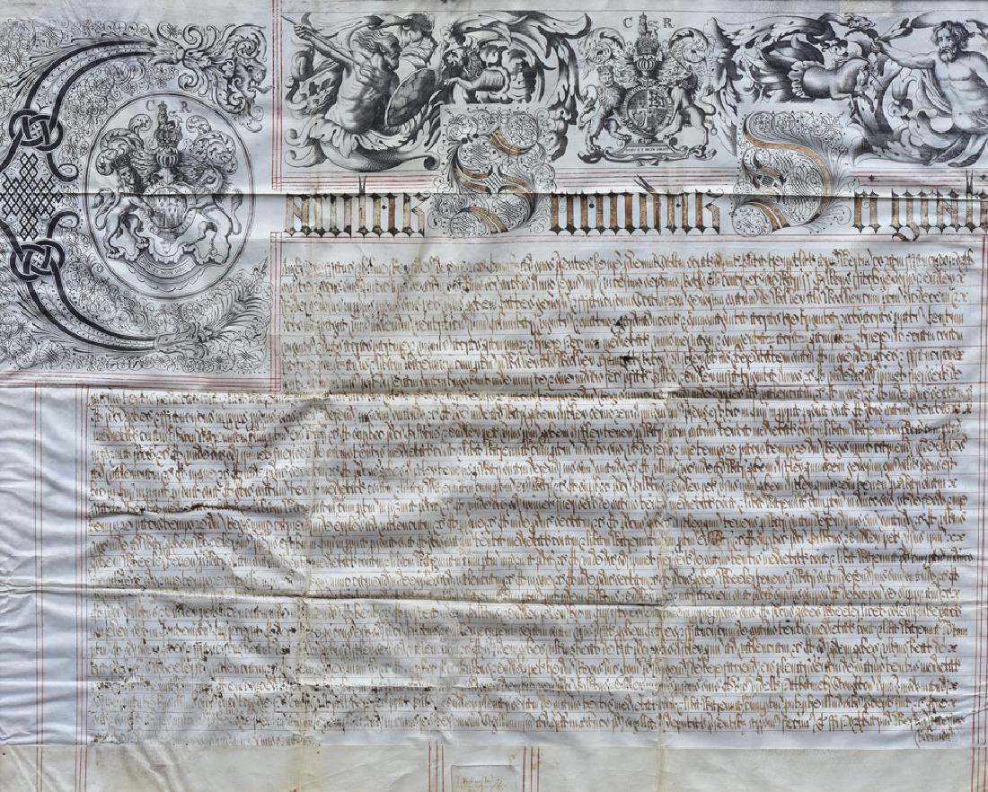 Proclamation from the British Order of the Garter (1 of 4)