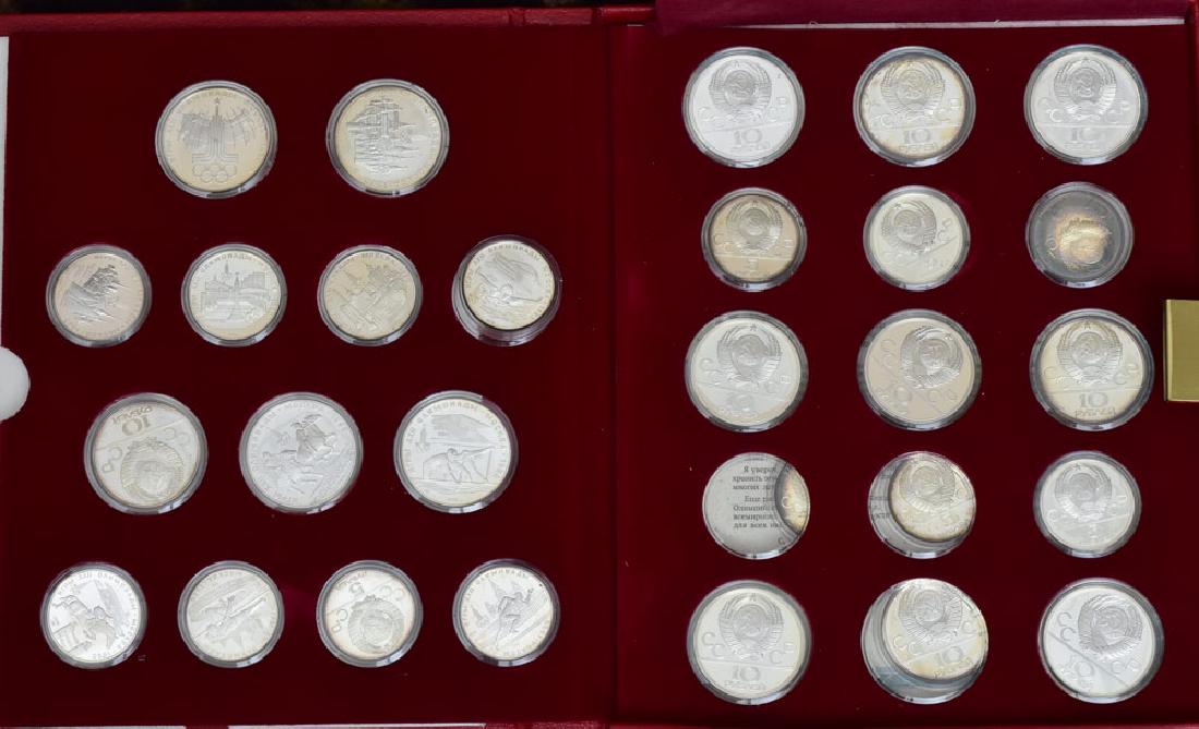 Russian Olympics 28 Silver Coin Set (1 of 2)