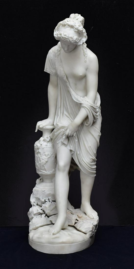 Gaetano Mercanti Marble Statue (1 of 20)