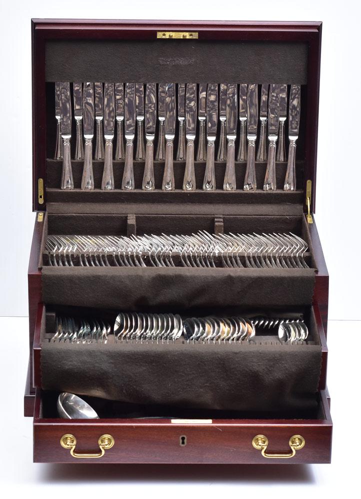 Christofle Silver Plated Flatware Set (1 of 8)