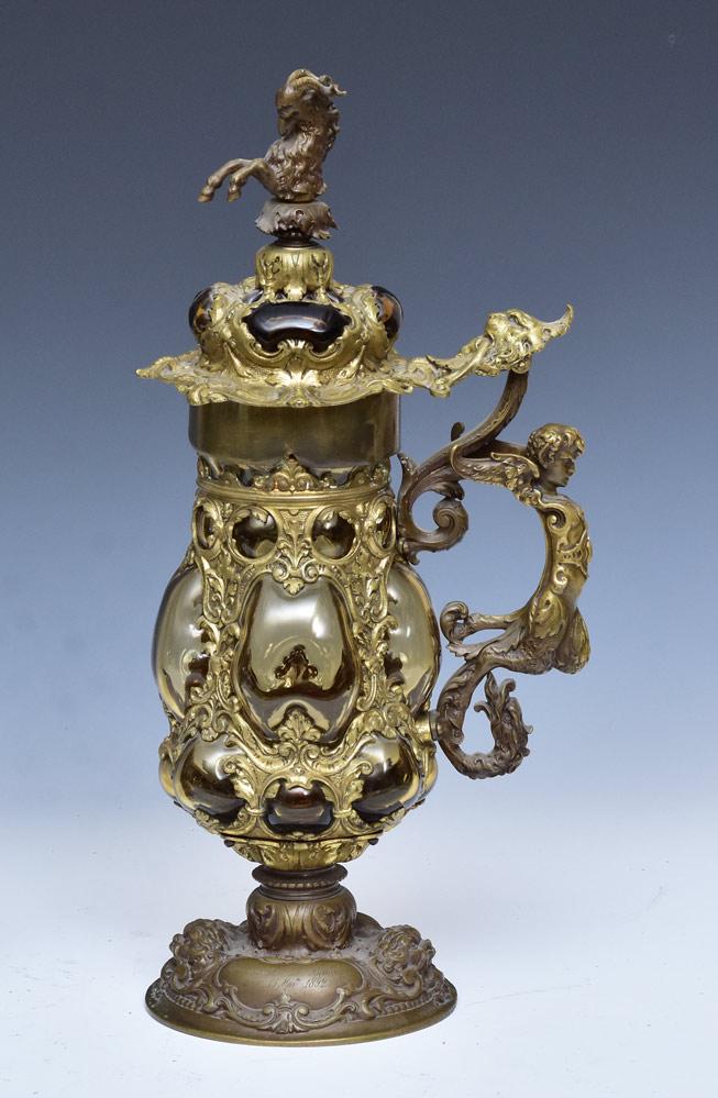 Renaissance Revival Style Bronze Stein (1 of 5)